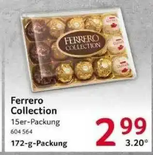 Selgros Ferrero Collection Angebot