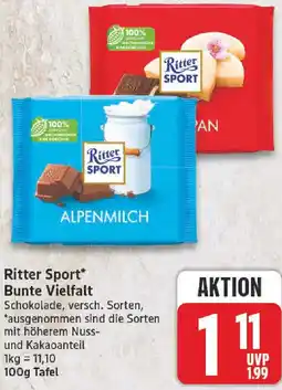 NP Discount Ritter Sport Bunte Vielfalt Angebot