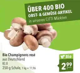 CITTI Markt Bio Champignons rosé Angebot