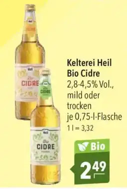 CITTI Markt Kelterei Heil Bio Cidre Angebot