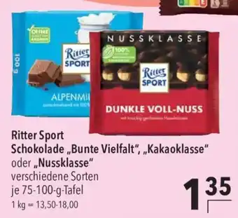 CITTI Markt Ritter Sport Schokolade Angebot