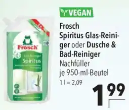CITTI Markt Frosch Spiritus Glas-Reiniger oder Dusche & Bad-Reiniger Angebot