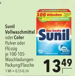 CITTI Markt Sunil Vollwaschmittel Angebot