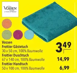 CITTI Markt Vossen Frottier Gästetuch Angebot