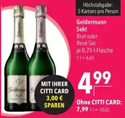 CITTI Markt Geldermann Sekt Angebot