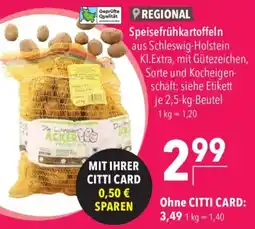 CITTI Markt Speisefrühkartoffeln Angebot