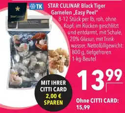 CITTI Markt STAR CULINAR Black Tiger Garnelen „Easy Peel“ Angebot