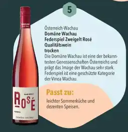 CITTI Markt Domäne Wachau Federspiel Zweigelt Rosé Qualitätswein trocken Angebot