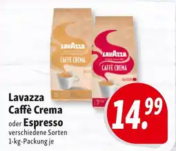 Nah & Frisch Lavazza Caffè Crema Angebot