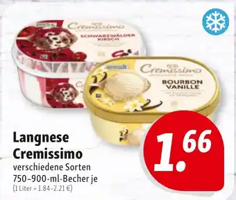 Nah & Frisch Langnese Cremissimo Angebot