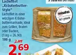Multi Markt Lachsfilet "Kräuterbutter-Style" multi Angebot