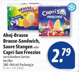 Nah & Frisch Ahoj-Brause Brause-Sandwich oder Capri-Sun Freezies Angebot