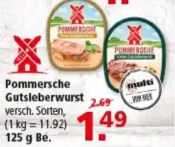 Multi Markt Pommersche Gutsleberwurst Angebot