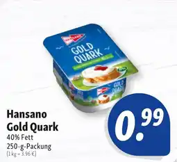 Nah & Frisch Hansano Gold Quark Angebot