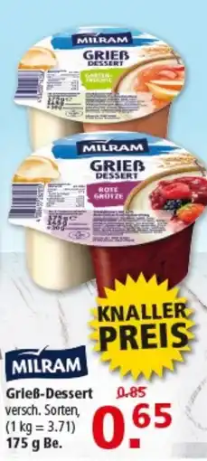 Multi Markt Milram Grieß-Dessert Angebot