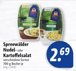 Nah & Frisch Spreewälder Nudel- oder Kartoffelsalat Angebot
