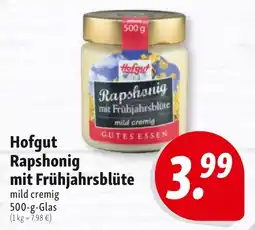 Nah & Frisch Hofgut Rapshonig mit Frühjahrsblüte Angebot