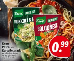 Nah & Frisch Knorr Pasta- oder Kartoffelsnack Angebot