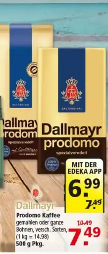 Multi Markt Dallmayr Prodomo Kaffee Angebot