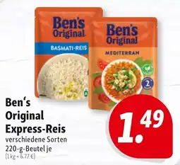 Nah & Frisch Ben's Original Express-Reis Angebot