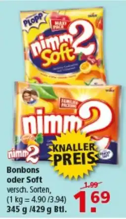Multi Markt nimm2 Bonbons oder Soft Angebot