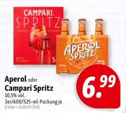 Nah & Frisch Aperol oder Campari Spritz Angebot