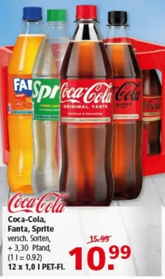 Multi Markt Coca-Cola, Fanta, Sprite Angebot