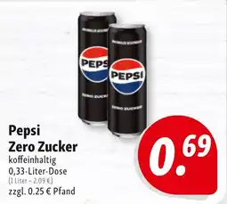 Nah & Frisch Pepsi Zero Zucker Angebot