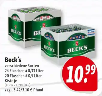 Nah & Frisch Beck's Angebot