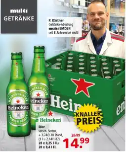Multi Markt Heineken Bier Angebot