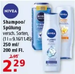 Multi Markt NIVEA Shampoo/Spülung Angebot