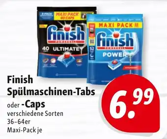 Nah & Frisch Finish Spülmaschinen-Tabs oder -Caps Angebot