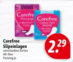 Nah & Frisch Carefree Slipeinlagen Angebot