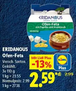 Lidl ERIDANOUS Ofen-Feta Angebot
