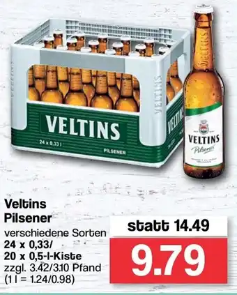 Famila Nord West Veltins Pilsener 20x0,5L / 24x0,33L Angebot