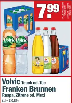 Fränky Getränke Volvic Touch od. Tee Angebot