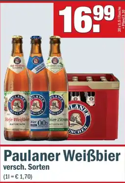Fränky Getränke Paulaner Weißbier Angebot