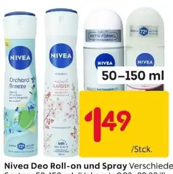 Rusta Nivea Deo Roll-on und Spray Angebot