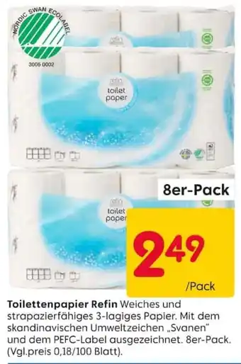 Rusta Toilettenpapier Refin Angebot