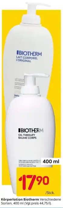 Rusta Körperlotion Biotherm Angebot