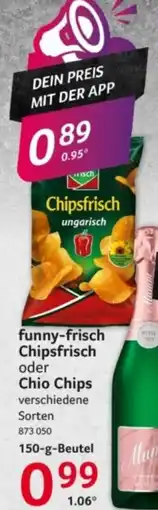 Selgros funny-frisch Chipsfrisch oder Chio Chips Angebot