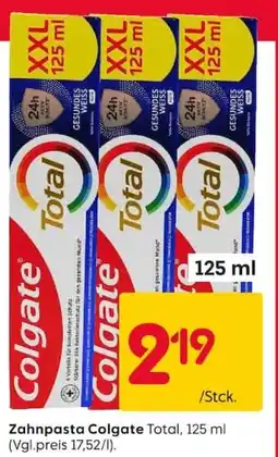 Rusta Zahncreme Colgate Total Angebot