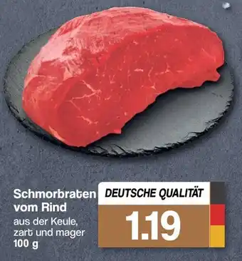 Famila Nord West Schmorbraten vom Rind 100g Angebot