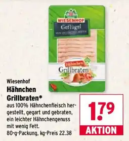 Wasgau Wiesenhof Hähnchen Grillbraten Angebot