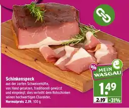Wasgau Schinkenspeck Angebot