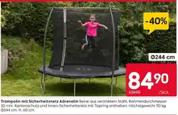 Rusta Trampolin mit Sicherheitsnetz Adrenalin Angebot