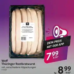 Selgros Wolf Thüringer Rostbratwurst Angebot