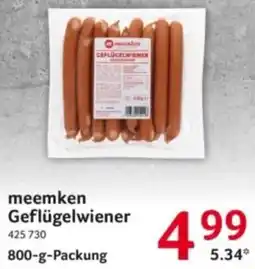 Selgros meemken Geflügelwiener Angebot