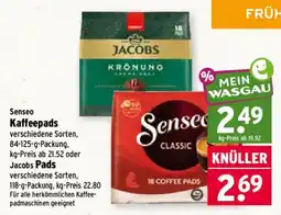 Wasgau Senseo Kaffepads Classic Angebot