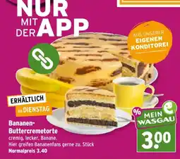 Wasgau Bananen-Buttercremetorte Angebot